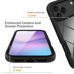 iPhone 17 Pro Max - TPU 360 With PET Screen Black - 3