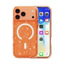 iPhone 17 Pro Max - TPU Glitter Powder Orange - 9