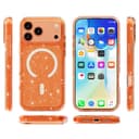 iPhone 17 Pro Max - TPU Glitter Powder Orange - 10