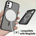 iPhone 11 - TPU Acrylic With MagSafe Black - 3