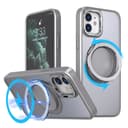 iPhone 11 - Case Ring Holder Kickstand Grey - 1