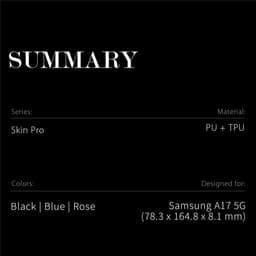 Samsung Galaxy A17 - DUX DUCIS Skin Pro Series Leather Pink - 3