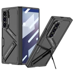Samsung Galaxy Z Fold 7 - GKK Kickstand With Tempered Glass Black - 1