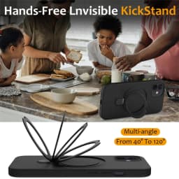 iPhone 11 - Magnetic Silicone Drop-Proof Black - 5