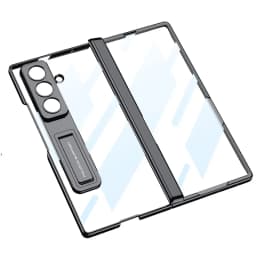 Samsung Galaxy Z Fold 7 - GKK Kickstand With Tempered Glass Silver - 3