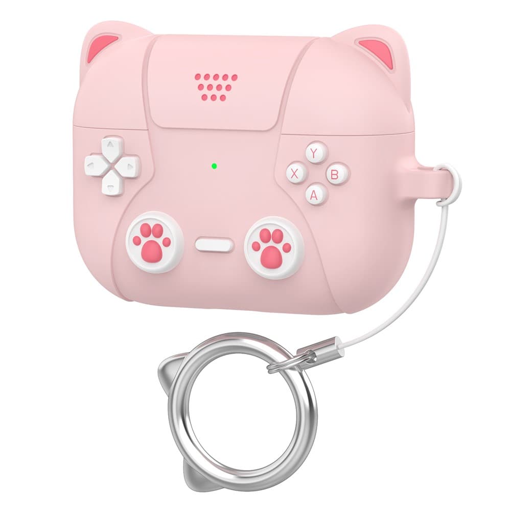 Apple AirPods Pro 3 - Silicone Cat Game Light Pink