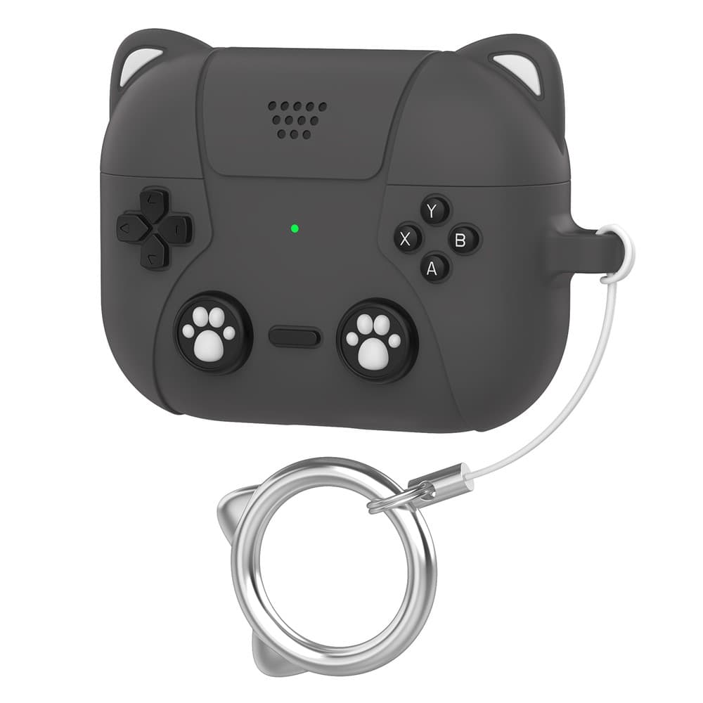 Apple AirPods Pro 3 - Silicone Cat Game Dark Grey