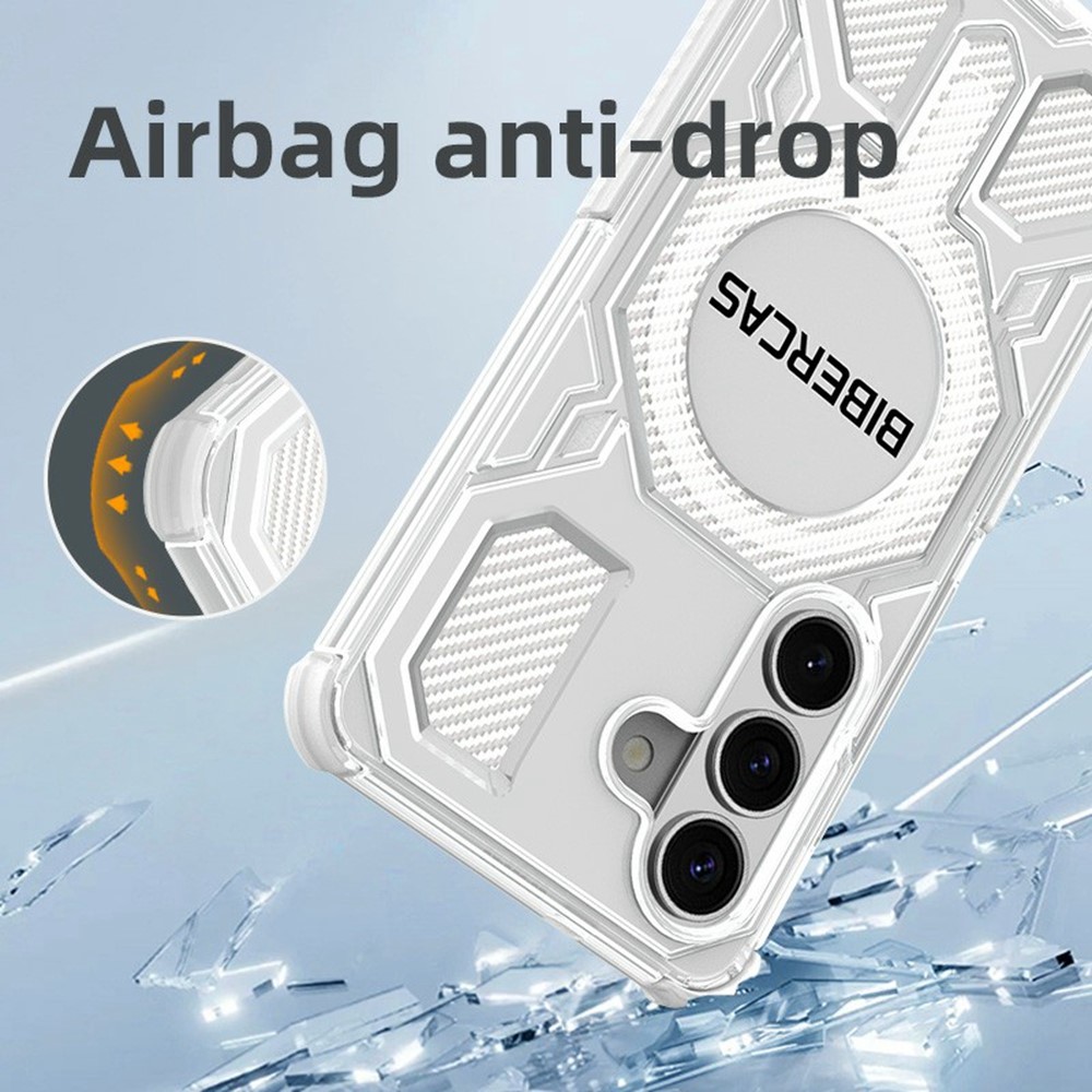 Samsung Galaxy S26 - BIBERCAS Transparent Series Cover Transparent — estuche (foto 10 de 14)