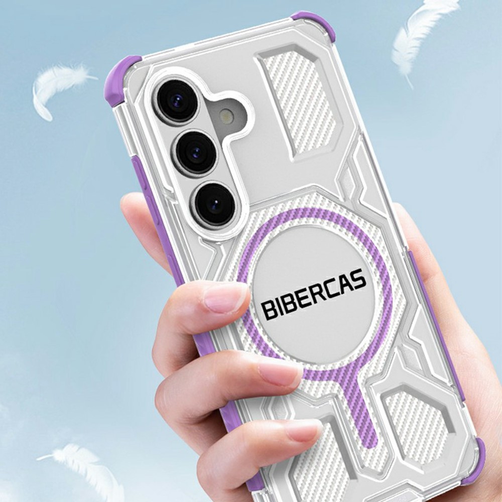 Samsung Galaxy S26 - BIBERCAS Transparent Series Cover Transparent — estuche (foto 14 de 14)