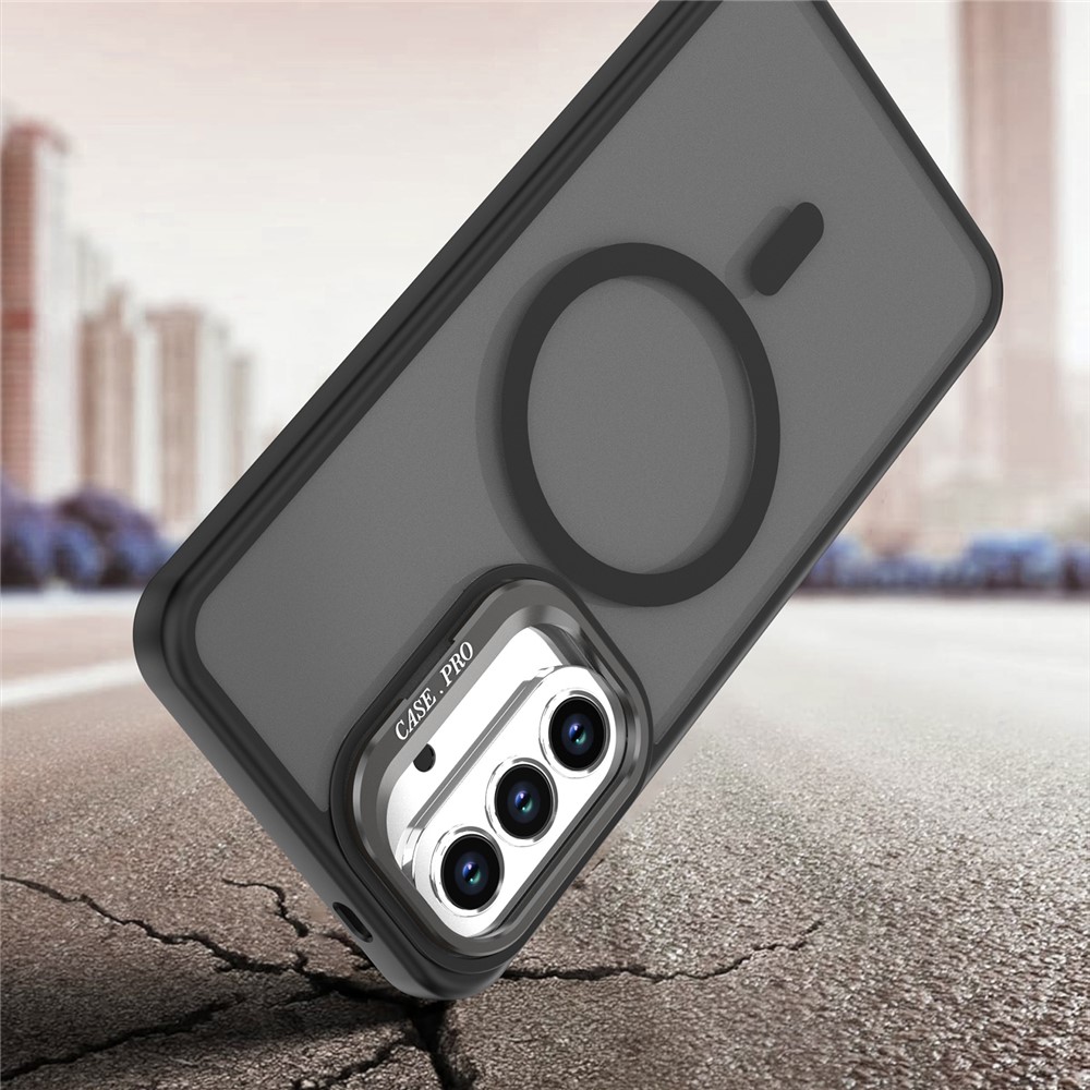 Samsung Galaxy S26 - Case Matte With Foldable Kickstand Black — estuche (foto 11 de 12)