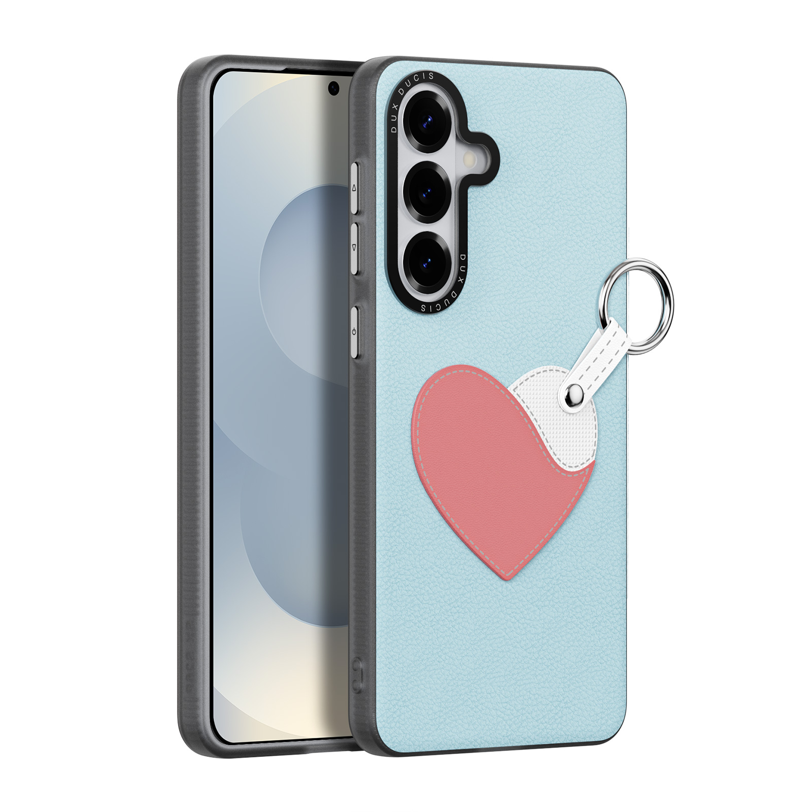 Samsung Galaxy S26 - DUX DUCIS Luvy Series Blue Heart — estuche (foto 13 de 24)