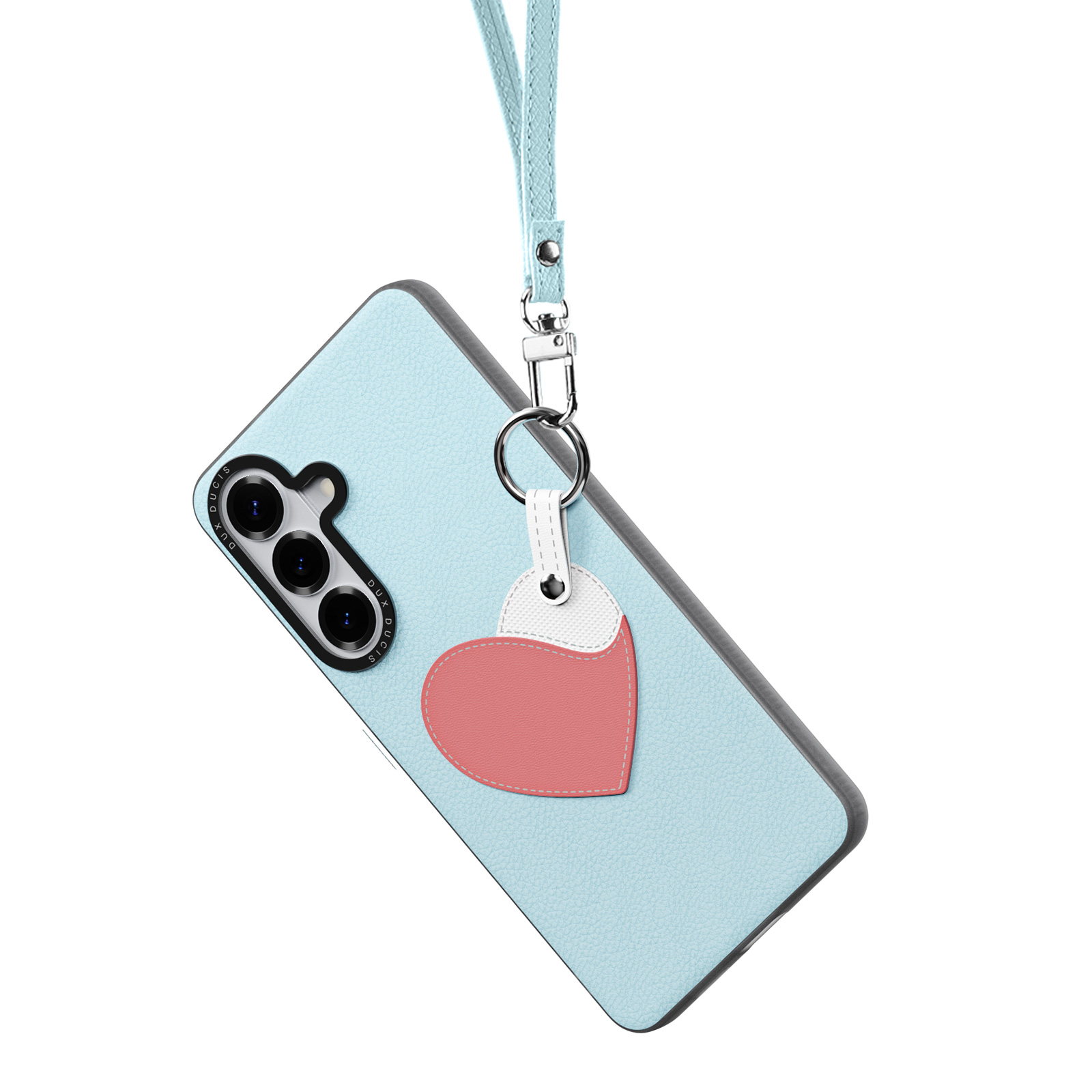Samsung Galaxy S26 - DUX DUCIS Luvy Series Blue Heart — estuche (foto 18 de 24)