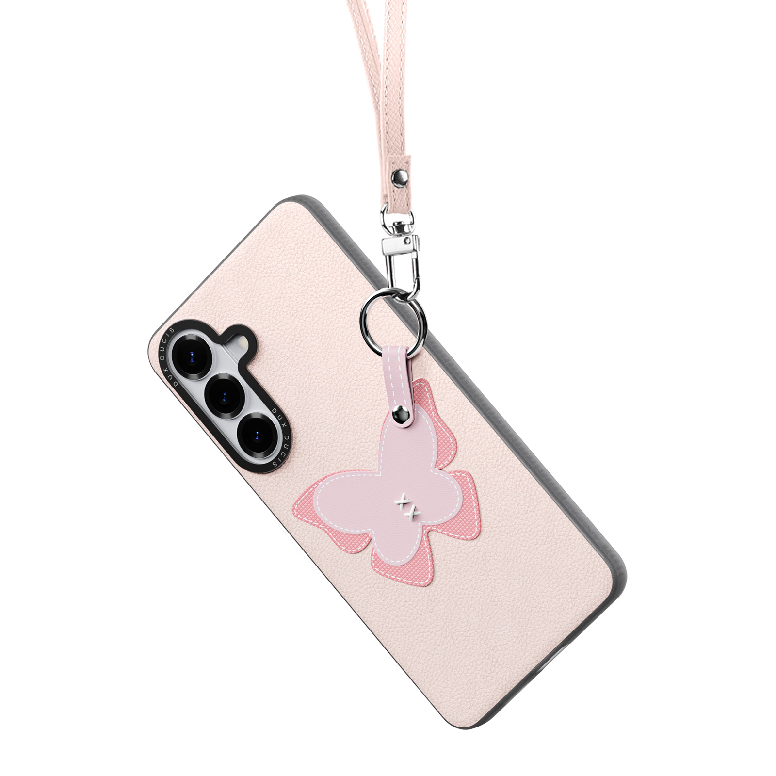 Samsung Galaxy S26 - DUX DUCIS Luvy Series Light Pink Butterfly — estuche (foto 18 de 24)