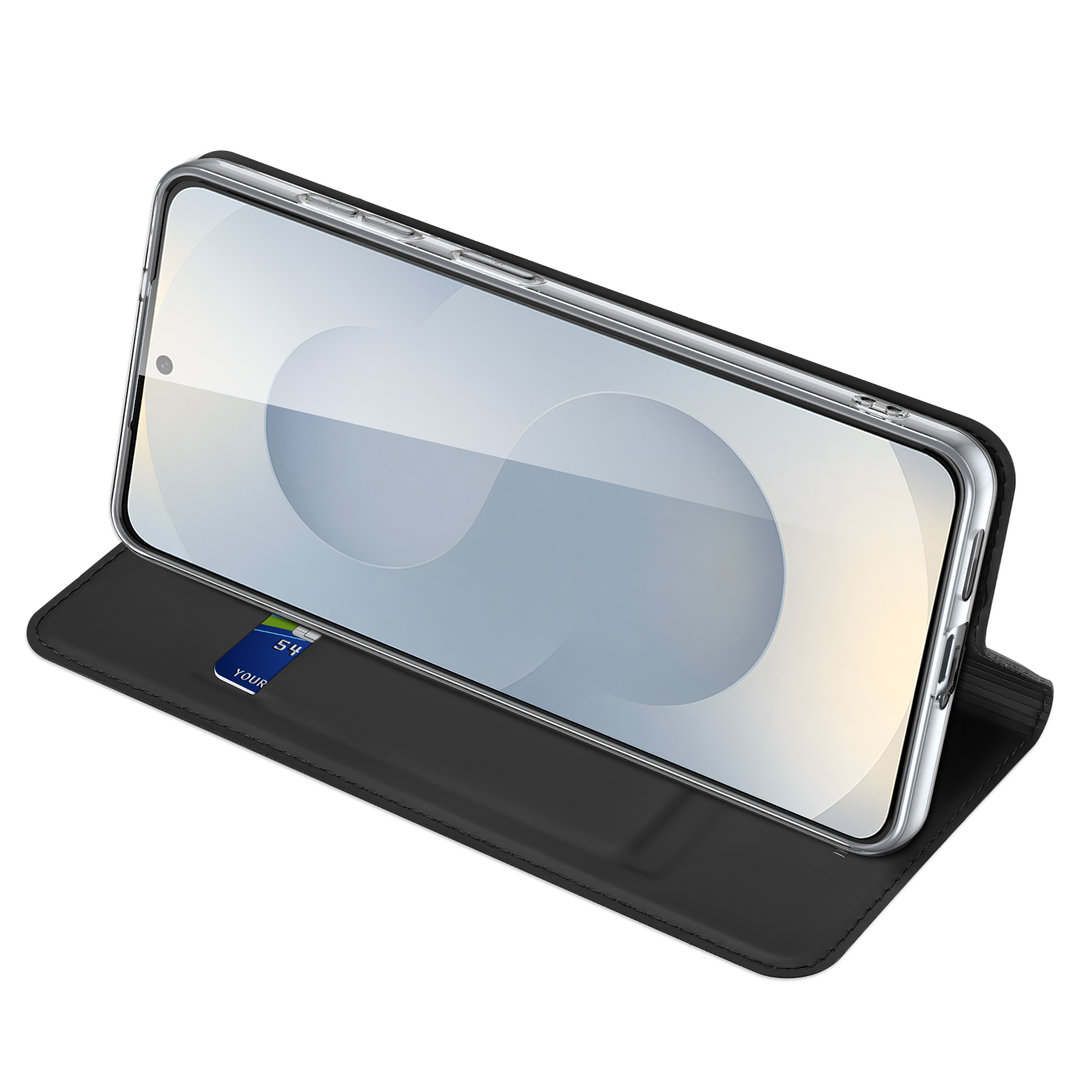 Samsung Galaxy S26 - DUX DUCIS Skin Pro Series Leather Black — estuche (foto 16 de 20)