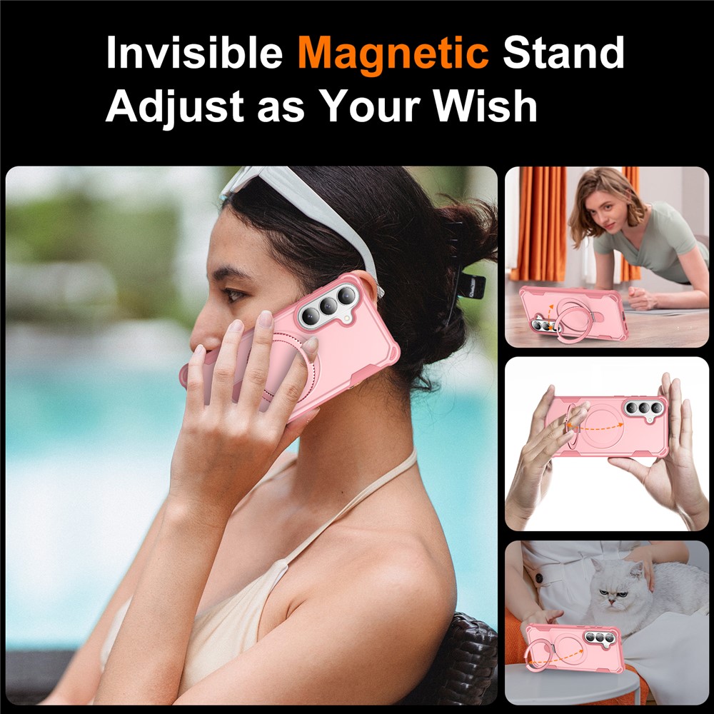 Samsung Galaxy S26 - Shockproof Kickstand Pink — estuche (foto 15 de 16)