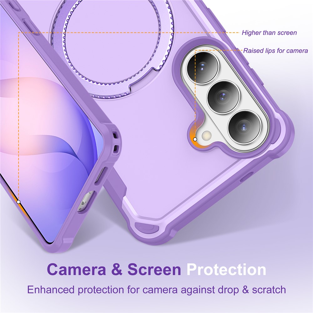 Samsung Galaxy S26 - Shockproof Kickstand Purple — estuche (foto 11 de 16)