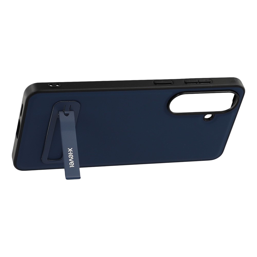 Samsung Galaxy S26 - X-LEVEL Leather Coated Blue — estuche (foto 9 de 12)