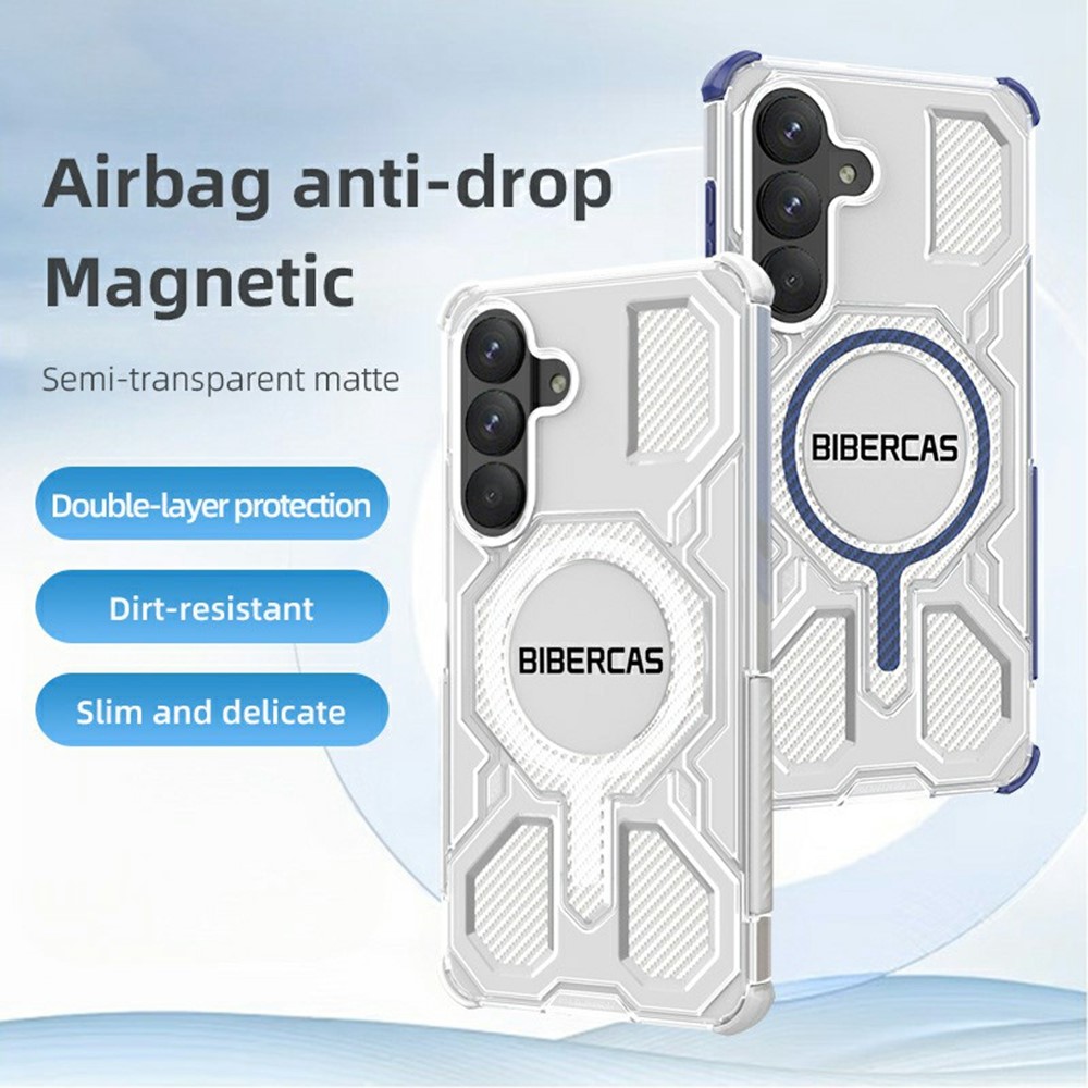 Samsung Galaxy S26 Plus - BIBERCAS Transparent Series Cover Transparent — estuche (foto 9 de 14)