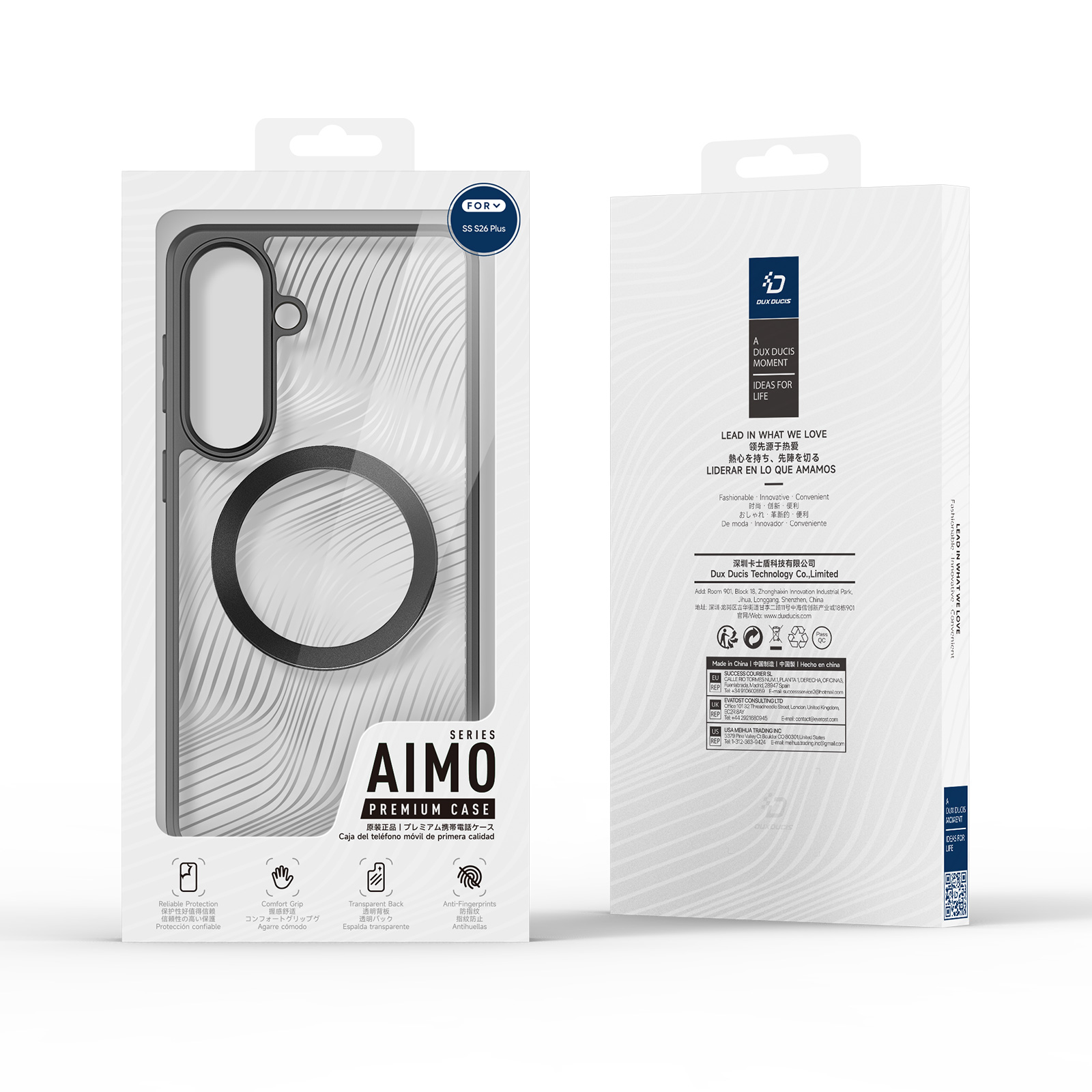 Samsung Galaxy S26 Plus - DUX DUCIS Aimo Series Black — estuche (foto 13 de 22)