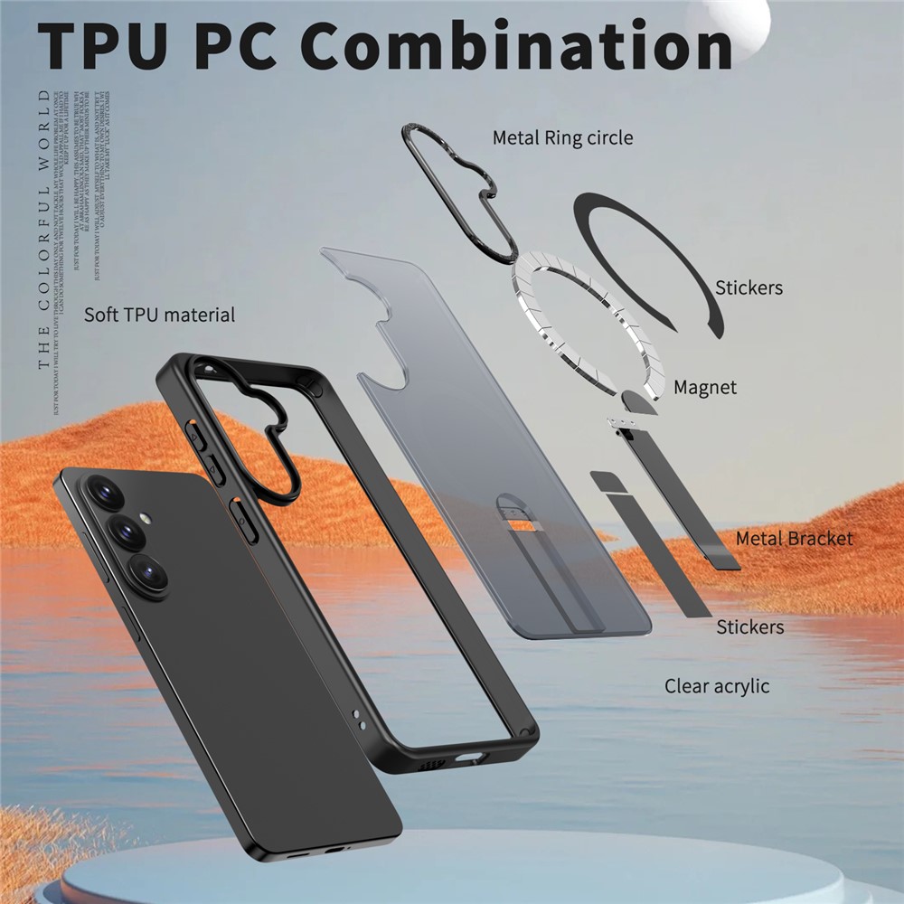 Samsung Galaxy S26 Plus - TPU Acrylic Black — estuche (foto 6 de 6)