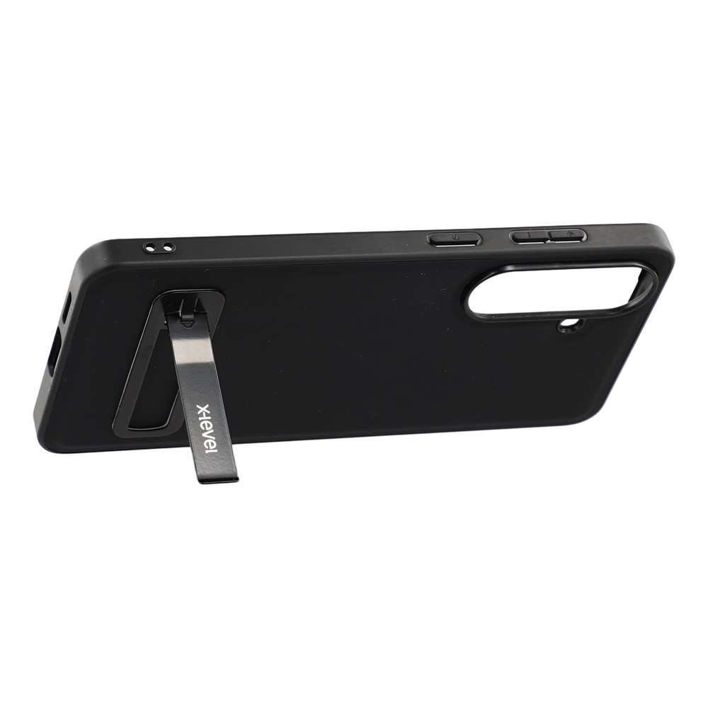 Samsung Galaxy S26 Plus - X-LEVEL Leather Coated Black — estuche (foto 3 de 6)