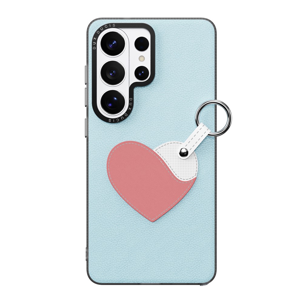 Samsung Galaxy S26 Ultra - DUX DUCIS Luvy Series Blue Heart — estuche (foto 5 de 12)