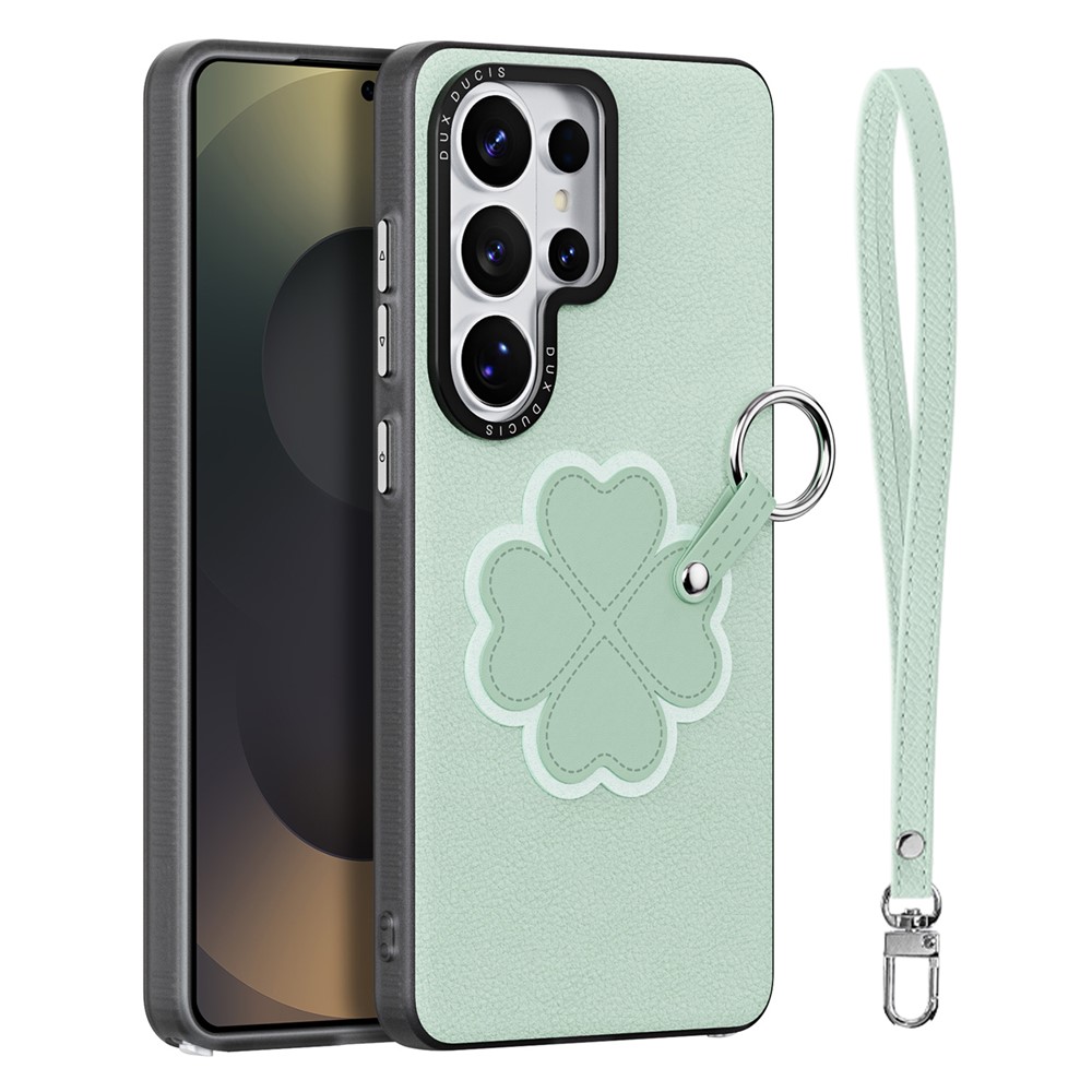 Samsung Galaxy S26 Ultra - DUX DUCIS Luvy Series Green Clover — estuche