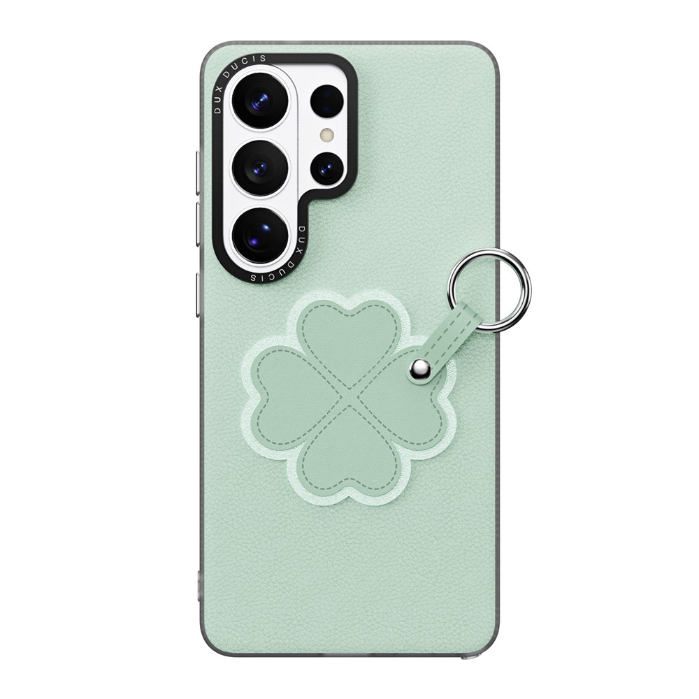 Samsung Galaxy S26 Ultra - DUX DUCIS Luvy Series Green Clover — estuche (foto 5 de 12)