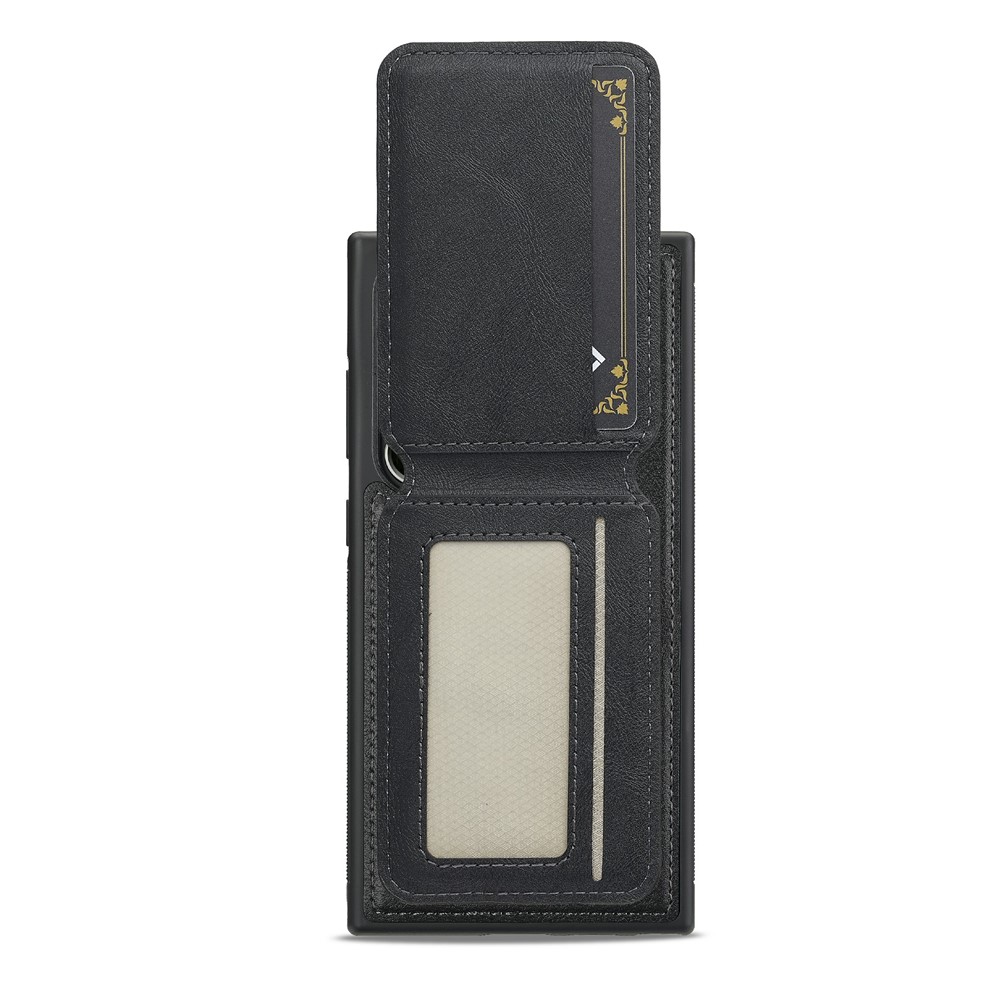 Samsung Galaxy S26 Ultra - LC.IMEEKE Case Leather With Wallet Black — estuche (foto 7 de 14)