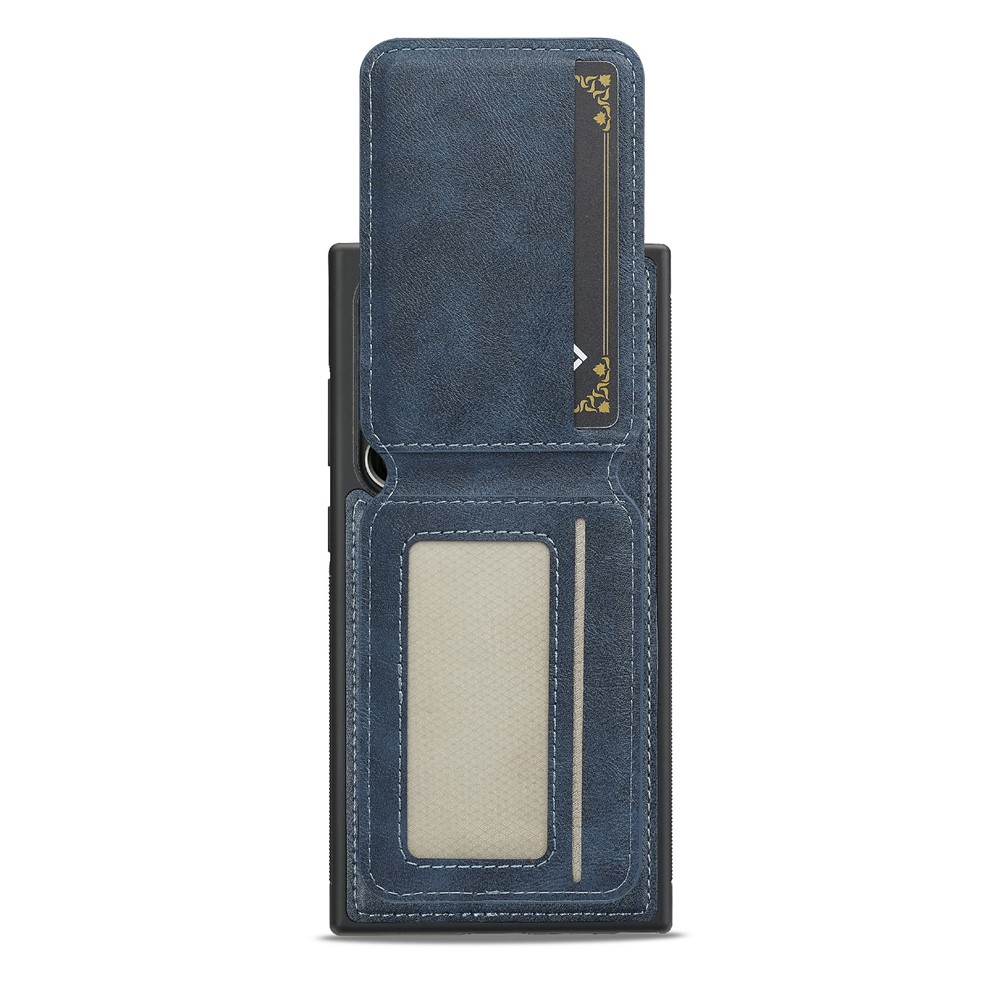 Samsung Galaxy S26 Ultra - LC.IMEEKE Case Leather With Wallet Blue — estuche (foto 7 de 14)