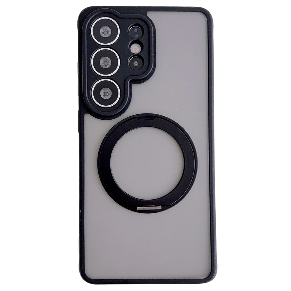 Samsung Galaxy S26 Ultra - Magnetic Rotating With Tempered Glass Black — estuche (foto 3 de 10)
