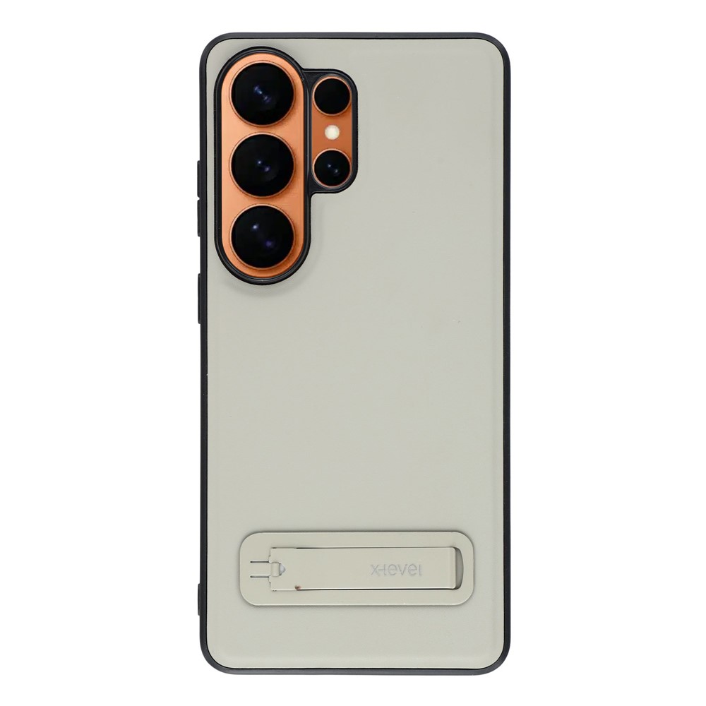 SS Gxy S26 Ultra - X-LEVEL Leather Coated Grey