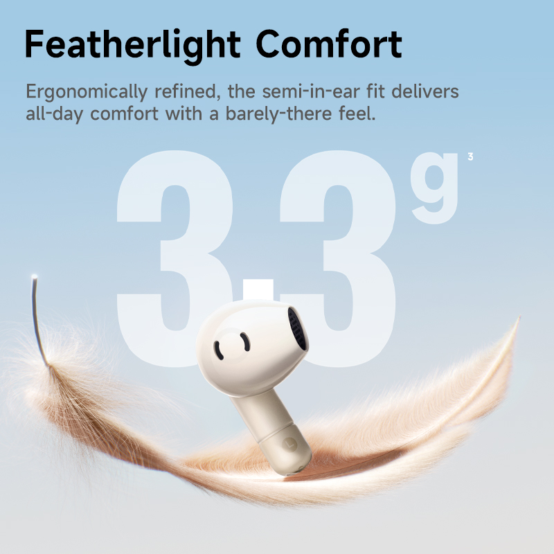 Earphones - BASEUS Bass BS2 Lite True Wireless Sunset Orange — audífonos (foto 7 de 7)