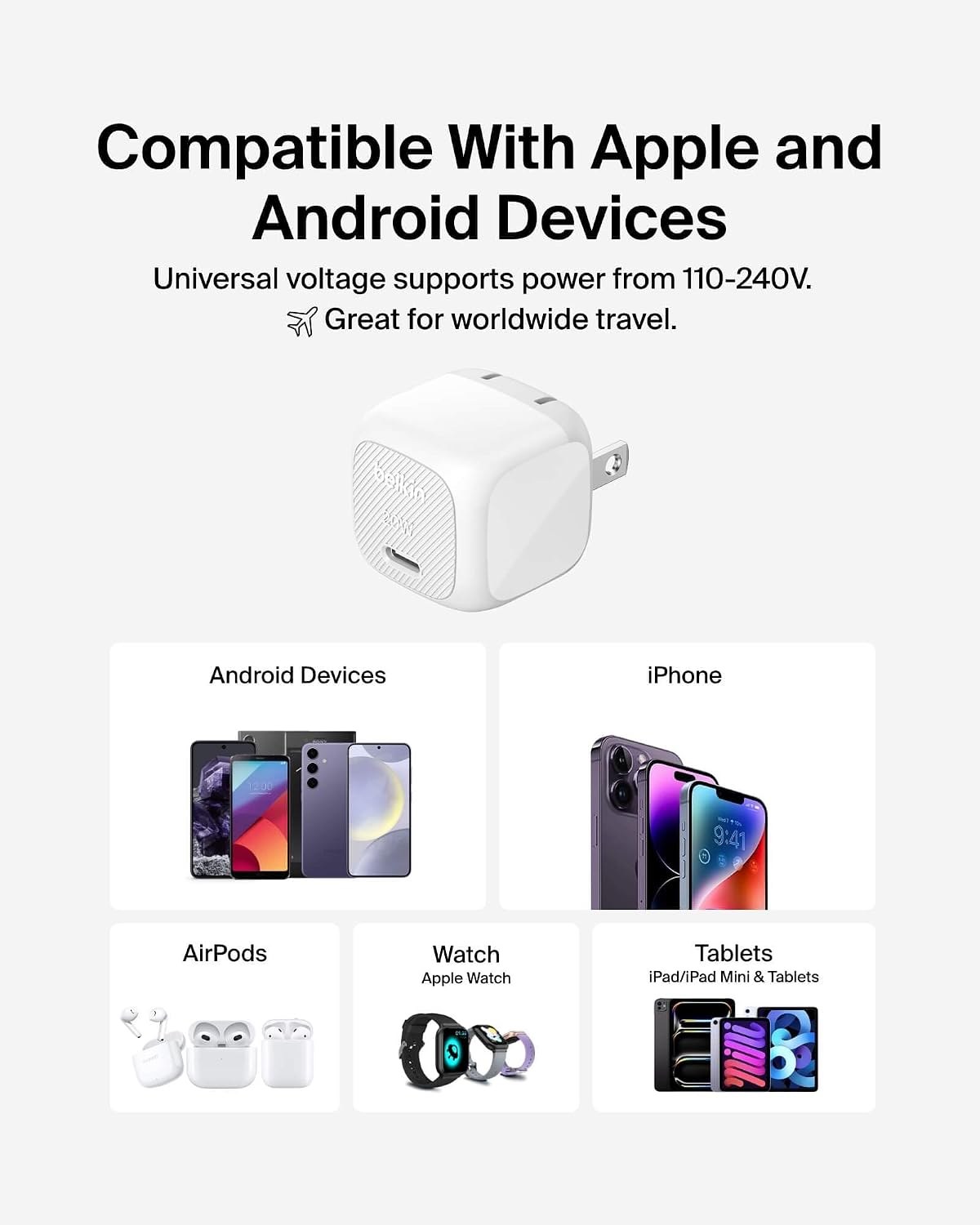 Cargador USB-C - Belkin 20W — cargador (foto 4 de 5)