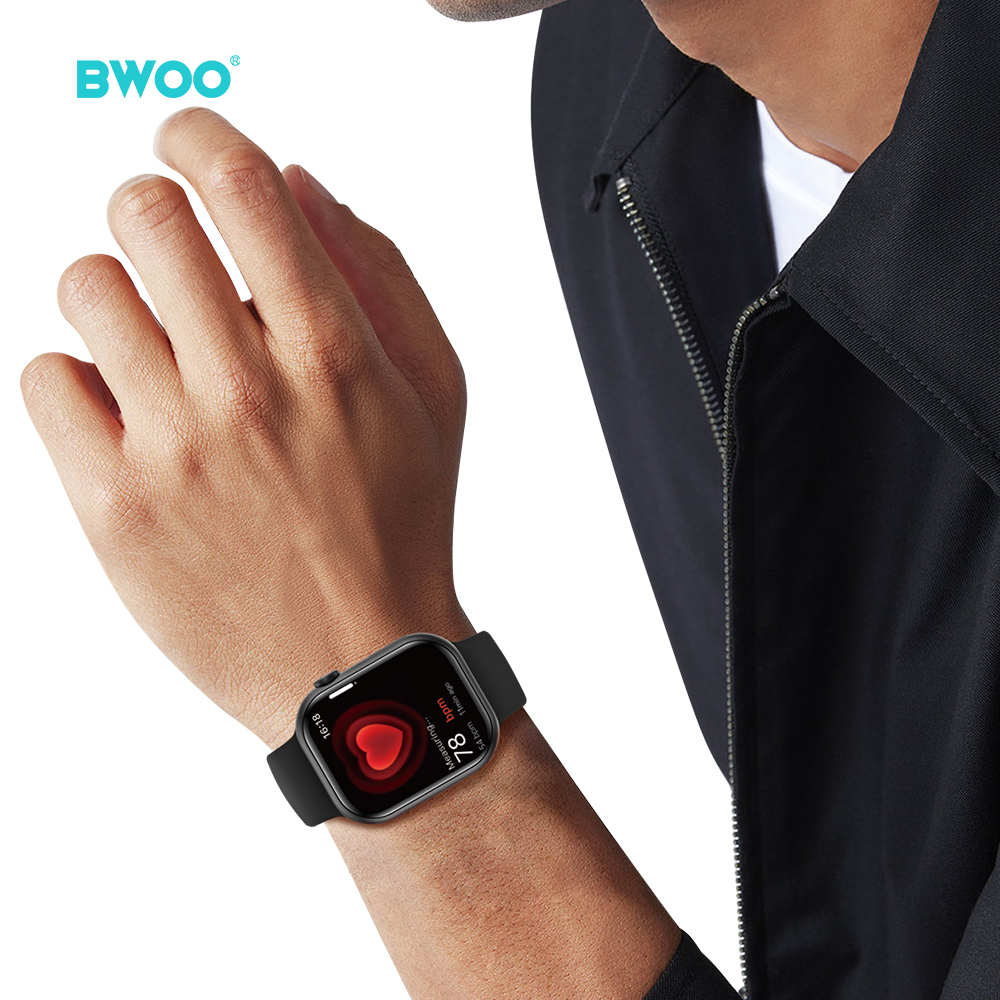 BWOO - Smartwatch WA-06 Silver Band Grey — smartwatch (foto 4 de 10)