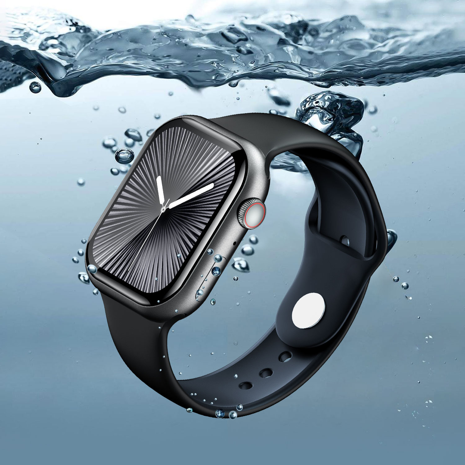 BWOO - Smartwatch WA-06 Silver Band Grey — smartwatch (foto 10 de 10)