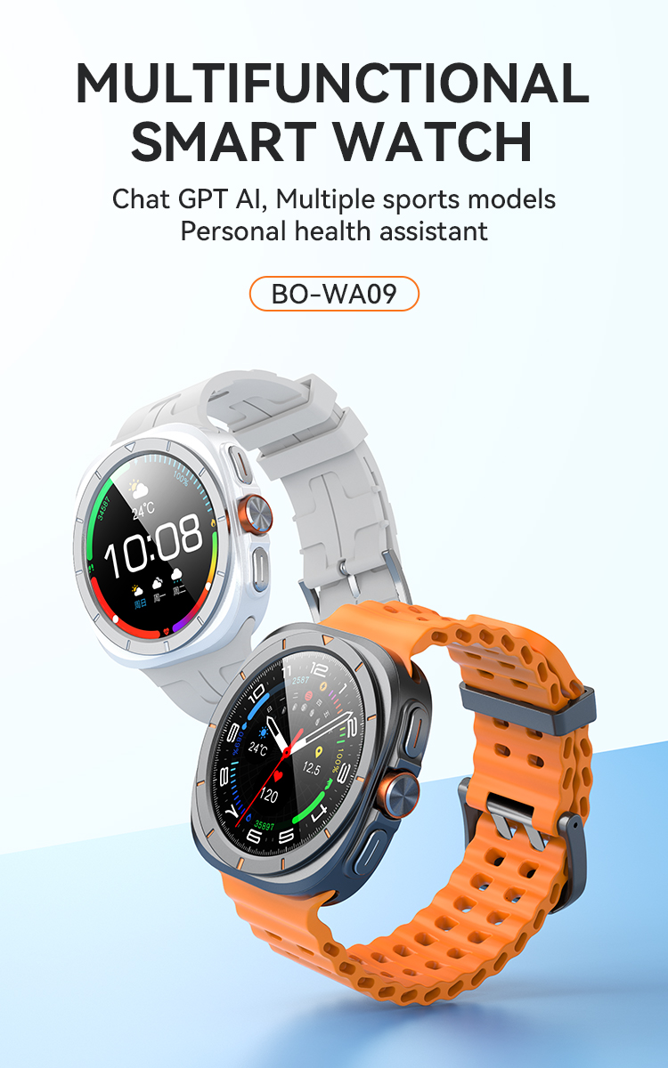BWOO - Smartwatch WA-09 Silver Band White — smartwatch (foto 7 de 16)