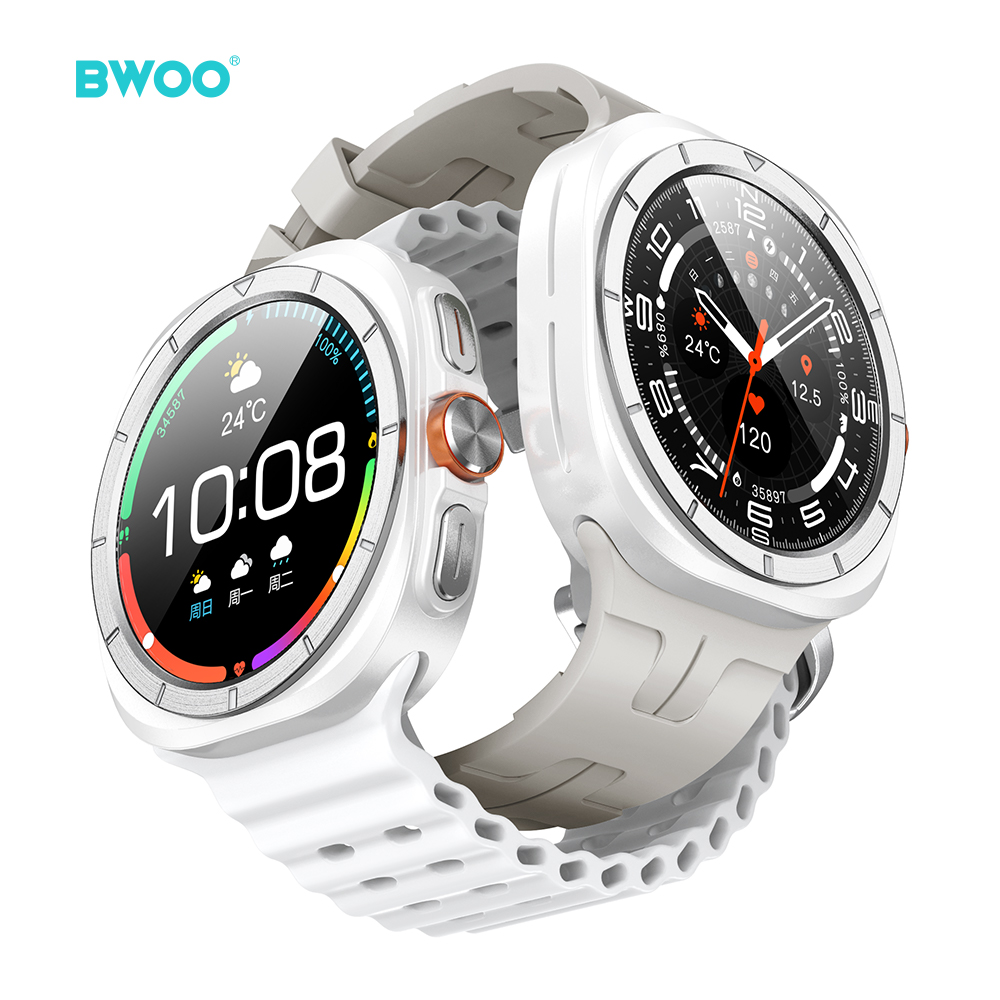 BWOO - Smartwatch WA-09 Silver Band White — smartwatch (foto 10 de 16)