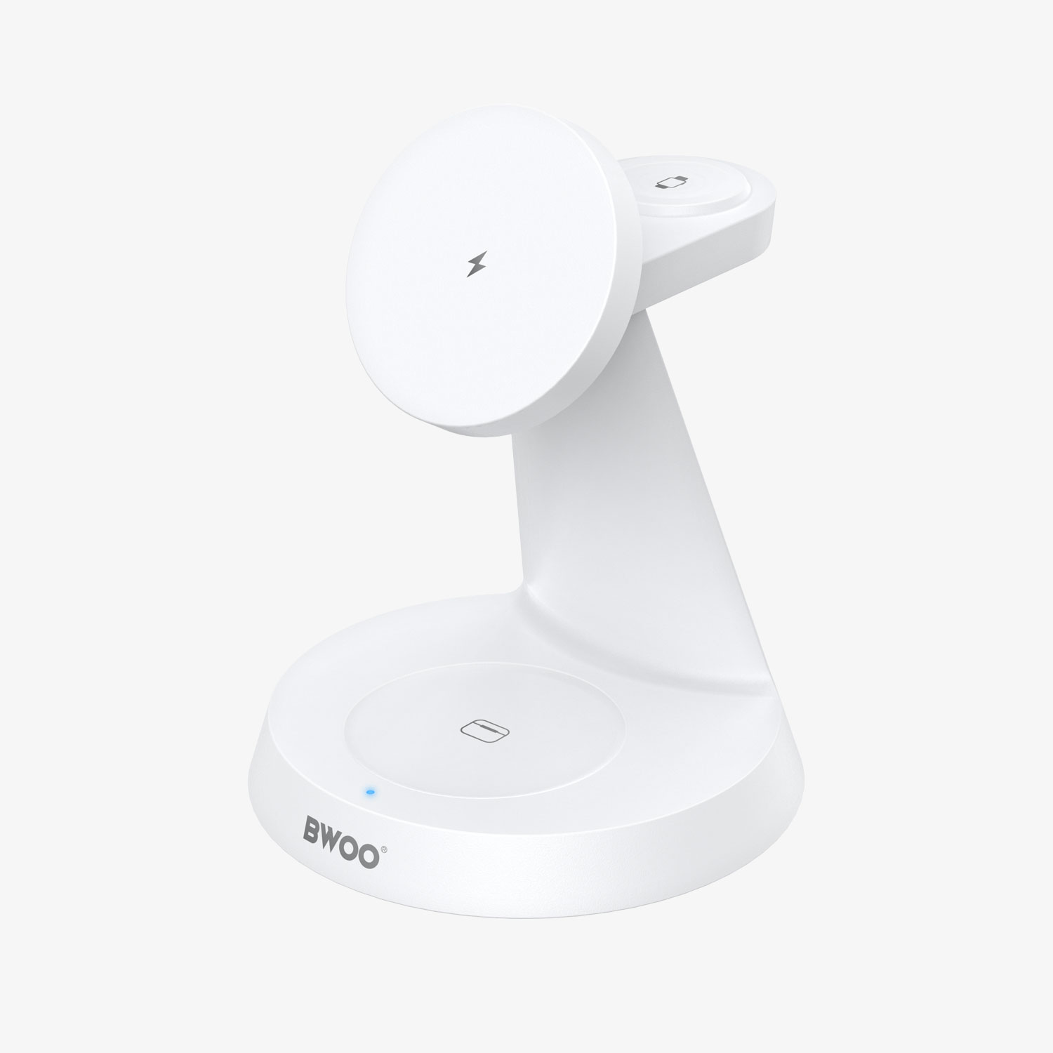 3 in 1 Magnetic Charger - BWOO 15W White