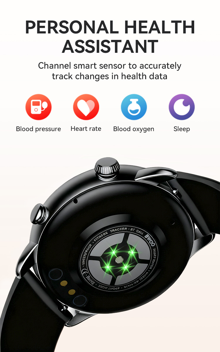 BWOO - Smartwatch WA-10 Black — smartwatch (foto 5 de 7)