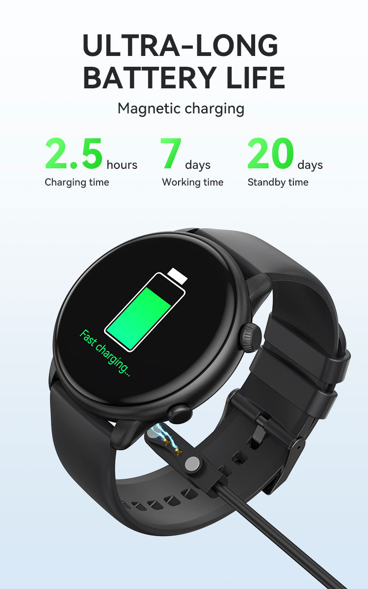 BWOO - Smartwatch WA-10 Black — smartwatch (foto 7 de 7)