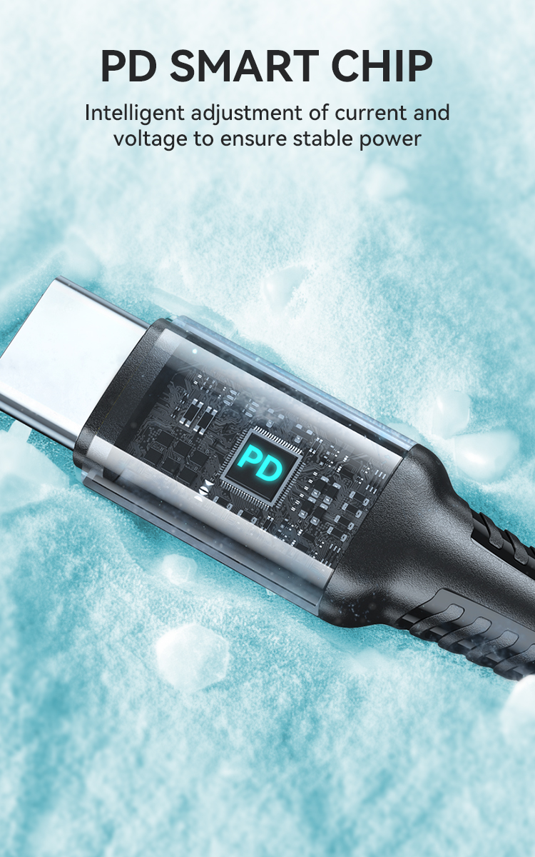 Cable - BWOO Braided Type-C To Lightning Black 27W 3M — cable (foto 5 de 7)