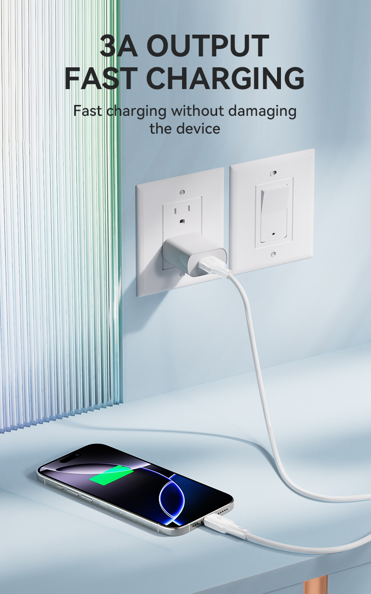 Cable - BWOO Silicone USB To Lightning White 3A — cable (foto 3 de 7)