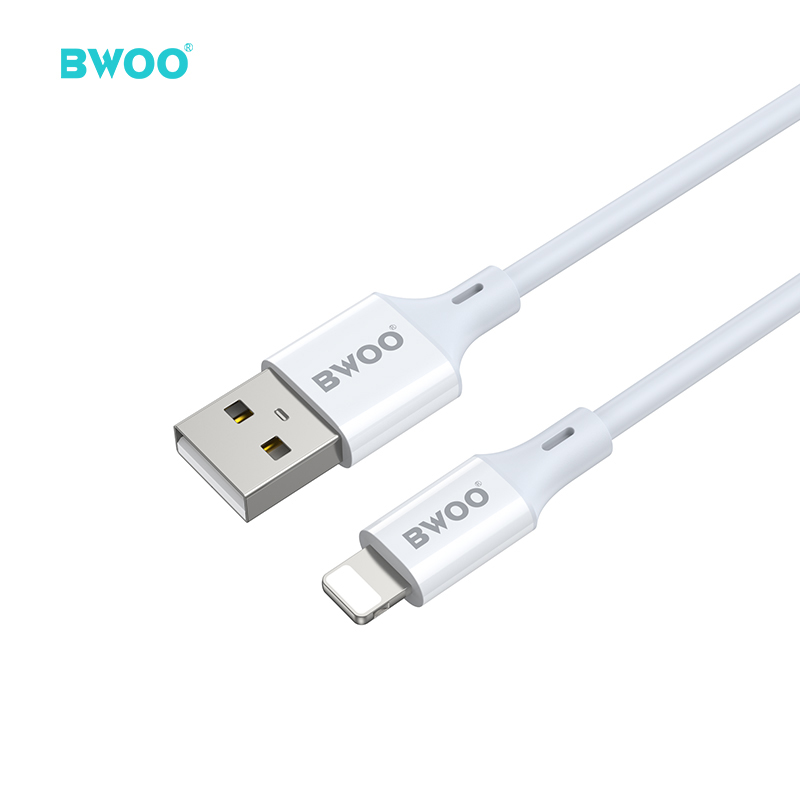 Cable - BWOO USB To Lightning TPU White 3A 1m — cable (foto 2 de 3)