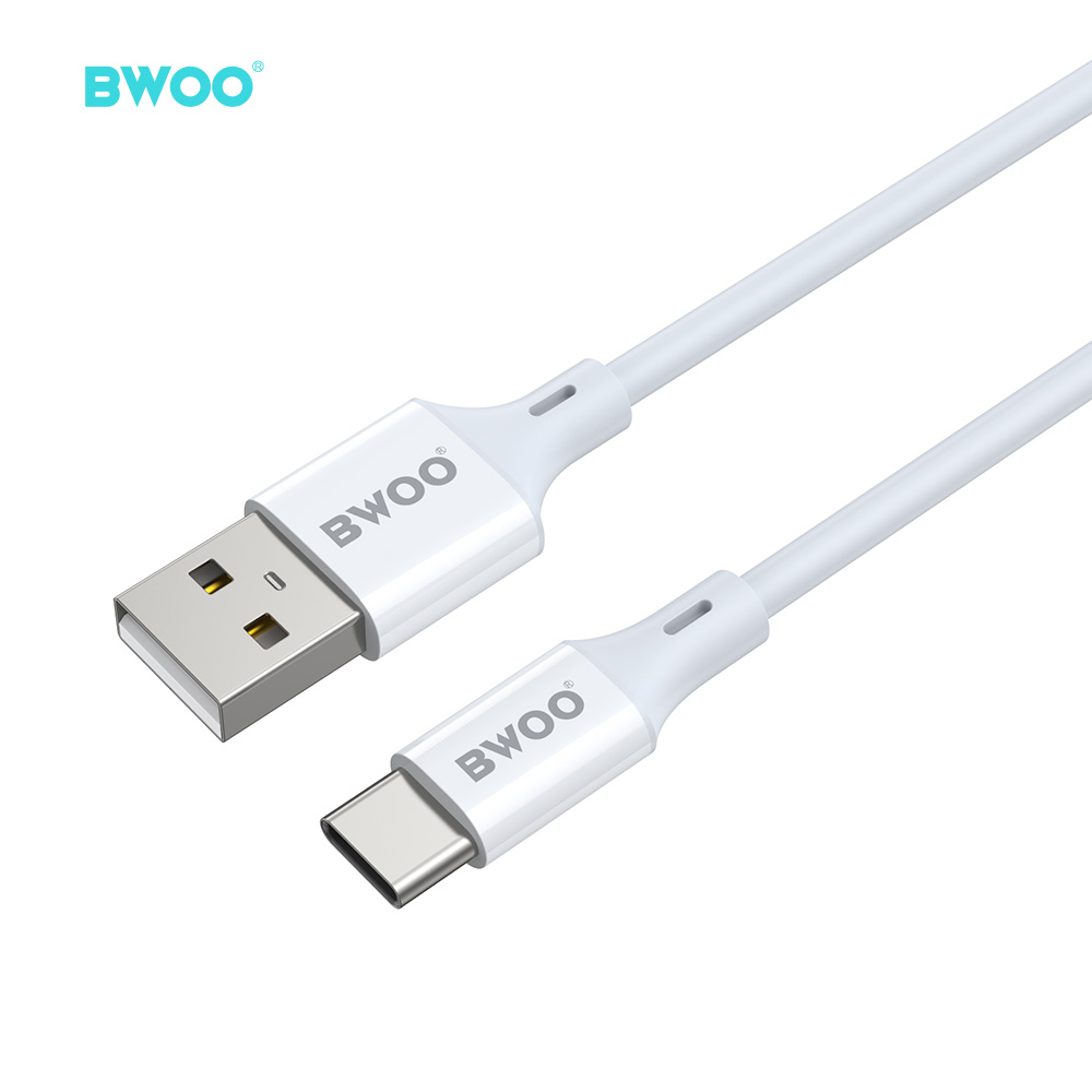 Cable - BWOO USB To Type-C TPU White 3A 1m
