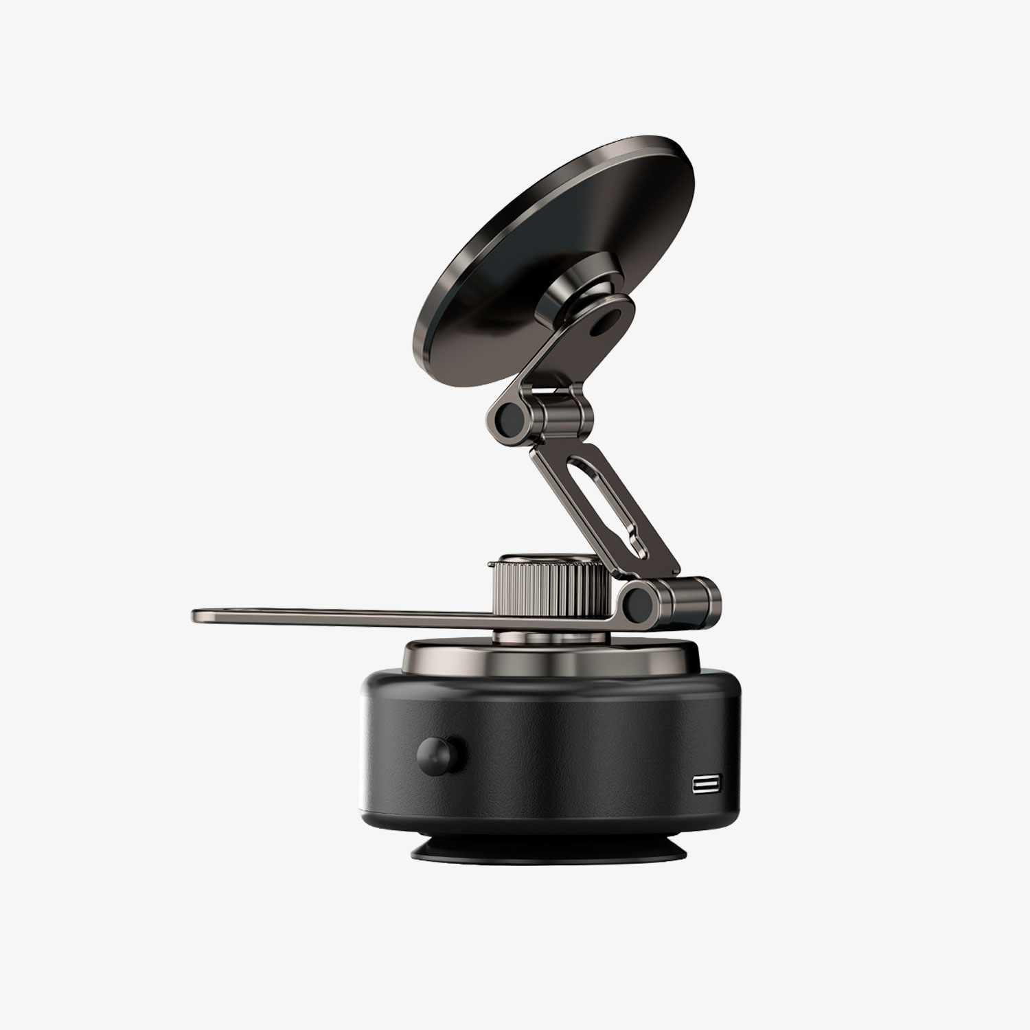 Car Holder - BWOO 360 Rotating Electric Vacuum Magnetic Suction Black — soporte (foto 7 de 9)