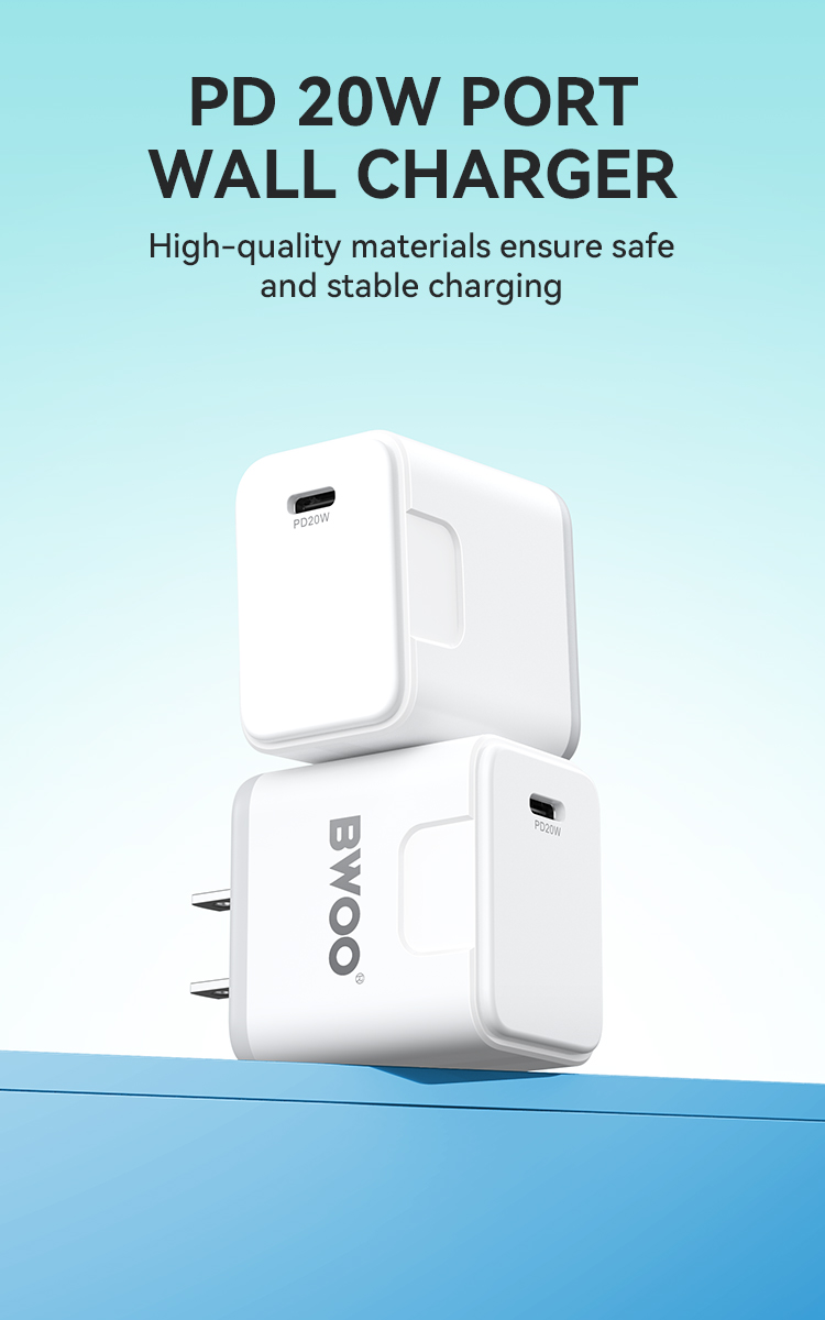 Cubo - BWOO PC Type-C 20W White — cargador (foto 2 de 7)