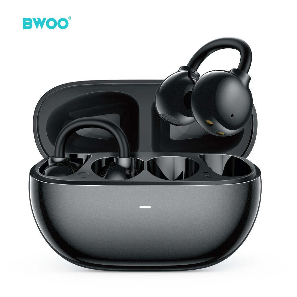 Earphones - BWOO BW39 TWS Bluetooth Black — audífonos