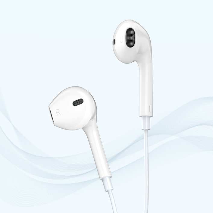 Earphones - BWOO HF175 Type-C White — audífonos (foto 2 de 4)