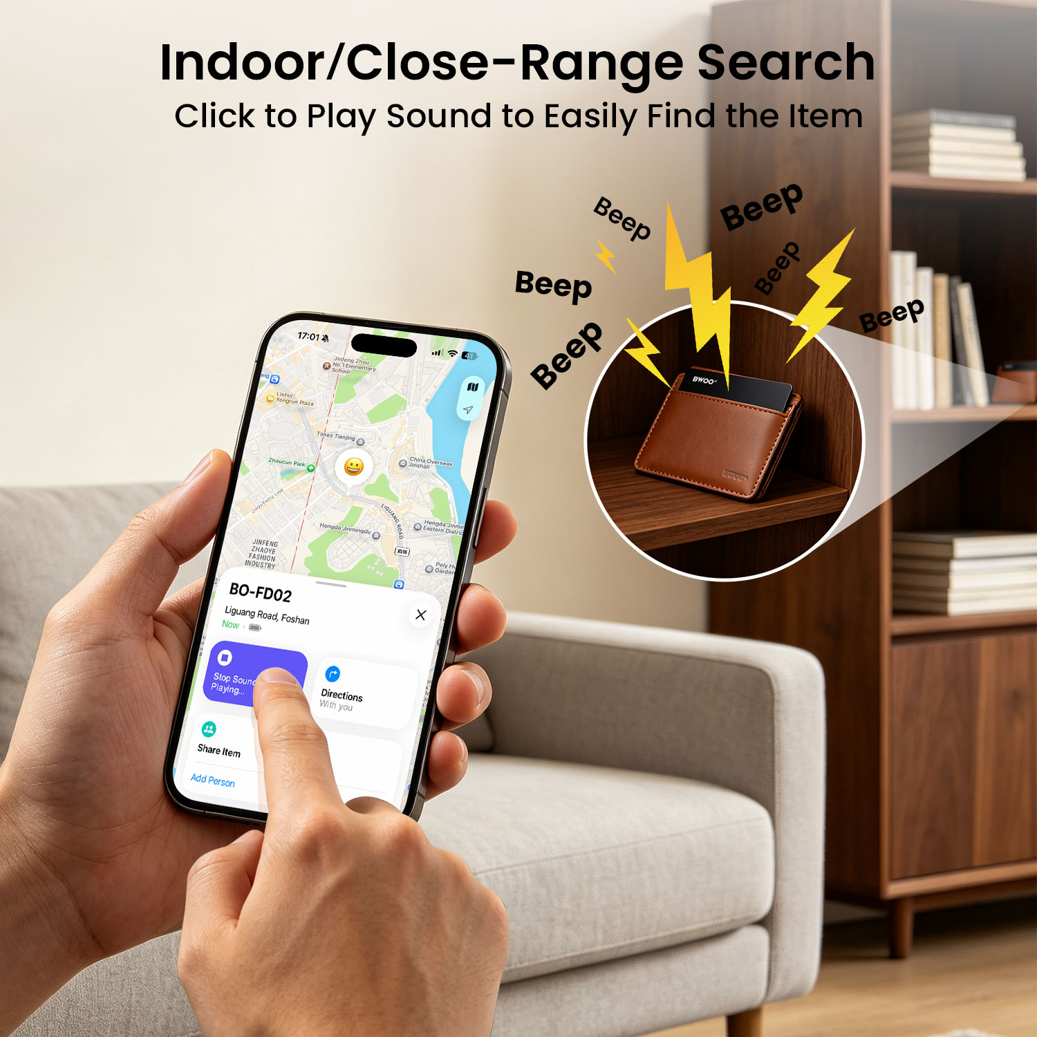 Wallet - BWOO Tracker Tags — accesorio (foto 5 de 7)